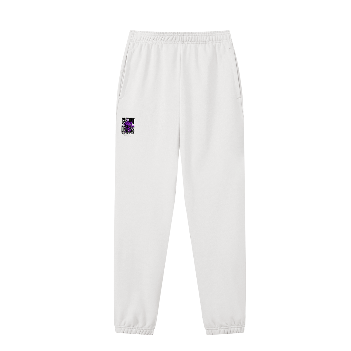CAST OUT DEMONS IN THE NAME OF JESUS MARK 16:17 REVIVAL ARMOUR Sweatpants