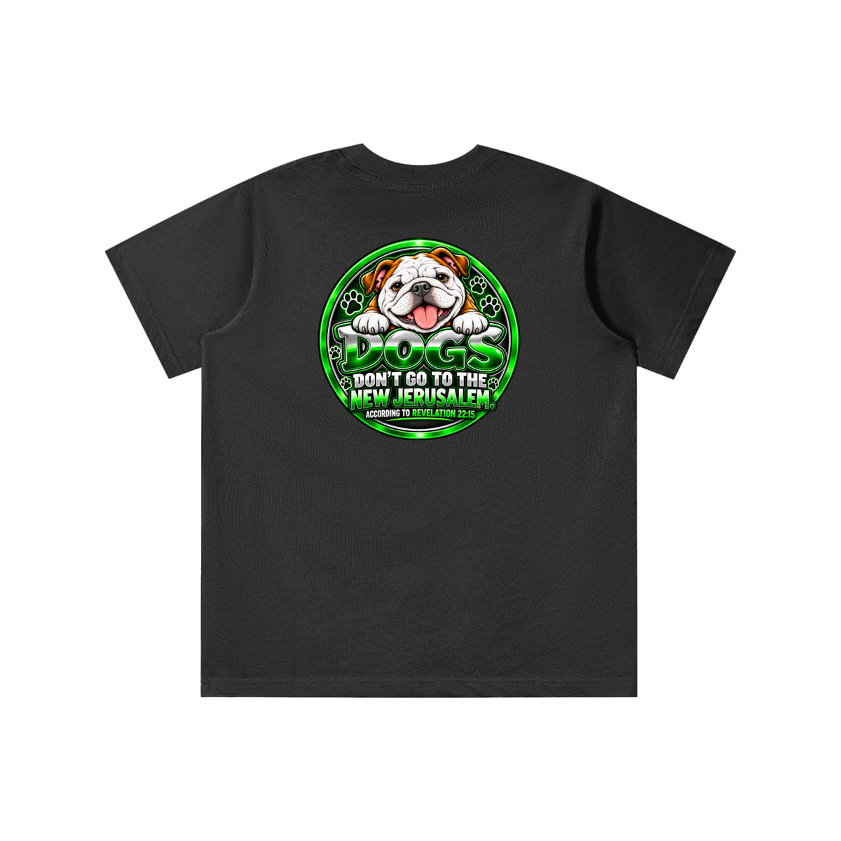 DOZENS OF TESTIMONIES ON YOUTUBE OF JESUS ENCOUNTERING PEOPLE. DOGS DON'T GO TO THE NEW JERUSALEM. ACCORDING TO REVELATION 22:15 youth T-shirt