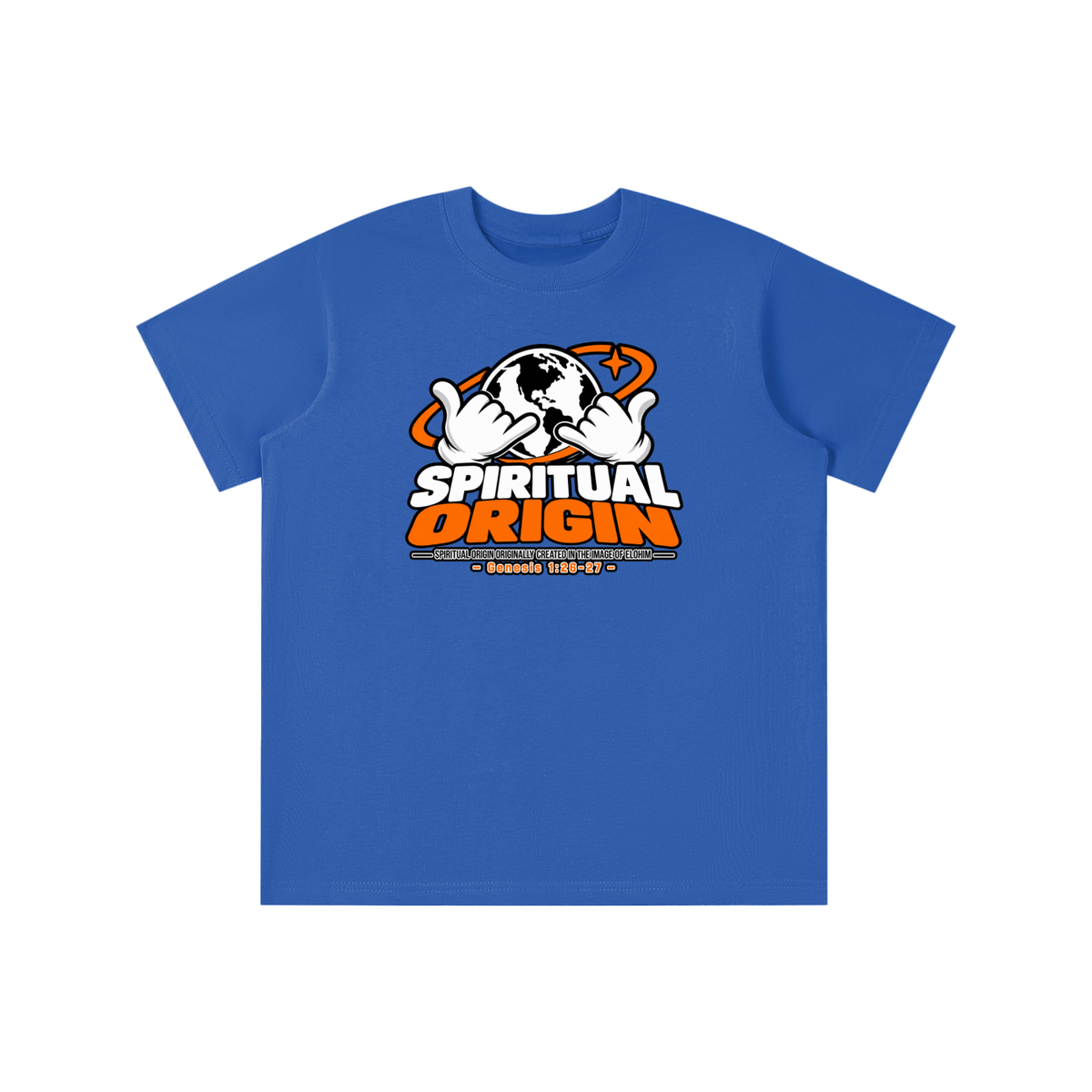 SPIRITUAL ORGIN SPIRITUAL ORGIN ORIGINALLY CREATED IN THE IMAGE OF ELOHIM - GENESIS 1:26-27 - youth T-shirt