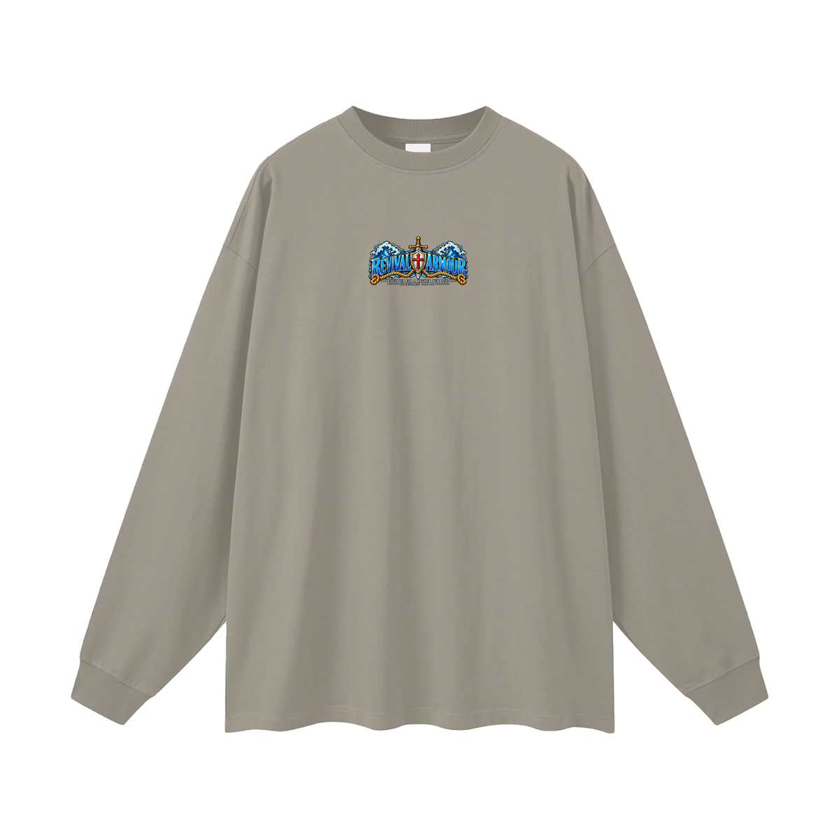 REVIVAL ARMOUR -EQUIPPED FOR A HIGHER PURPOSE- -EPHESIANS 6:10-18- Long Sleeve T-Shirt