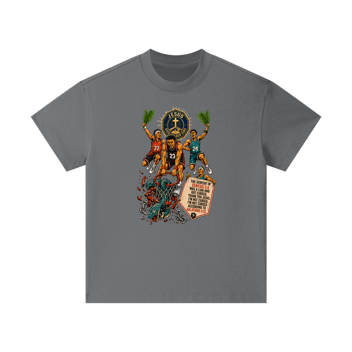 THE SERPENT IN GENESIS 3:4 WAS A LIAR AND GOT CURSED. THANK YOU JESUS. I'M NOT CURSED. I'M NOT CURSED ACCORDING TO GALATIANS 3:13. Kids T-Shirt