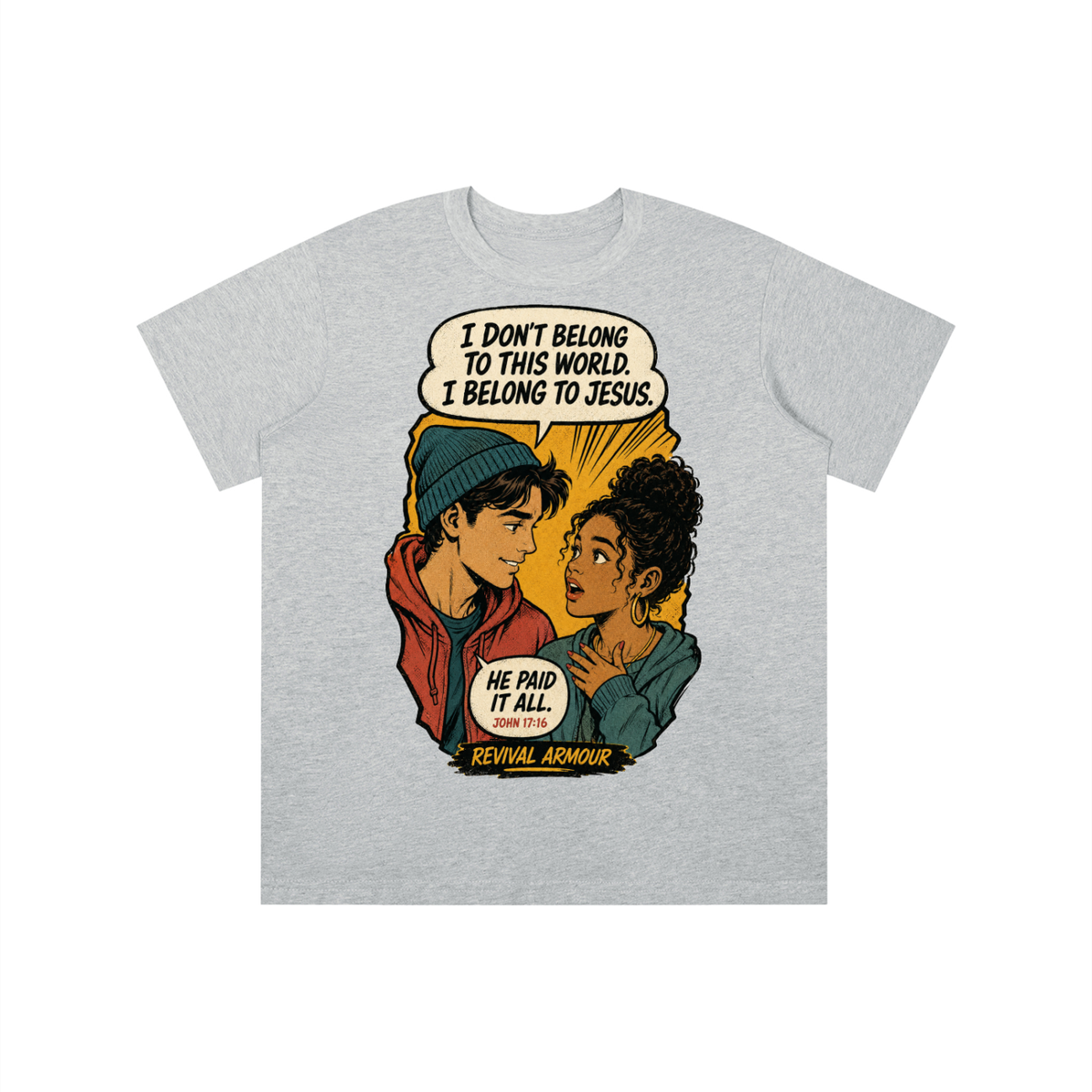 John 17:16 inspired youth T-shirt