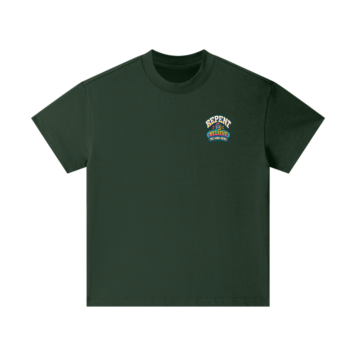 DON'T PANIC HISPANIC JESUS DIED FOR OUR SINS . 1 CORTHIANS 15:1-4 Kids T-Shirt