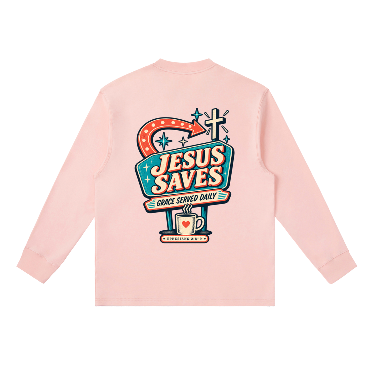 Jesus saves Long-Sleeve T-Shirt