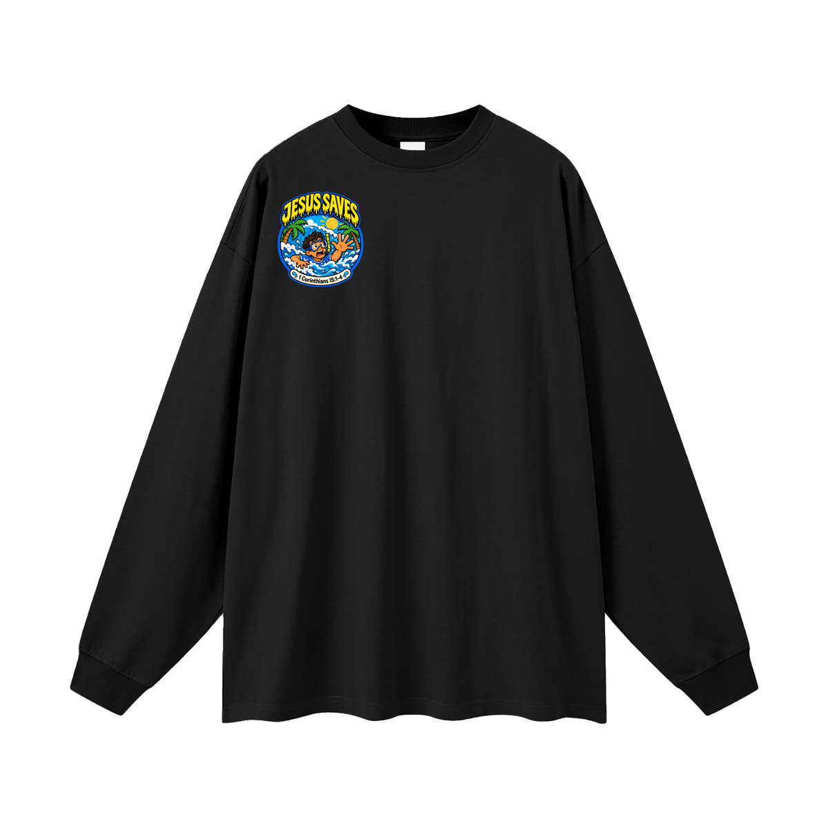 Jesus saves Long Sleeve T-Shirt