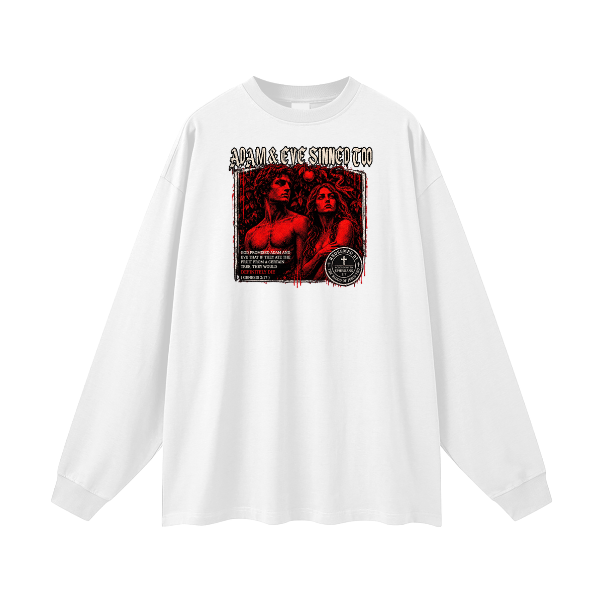 ADAM & EVE SINNED TOO Long Sleeve T-Shirt