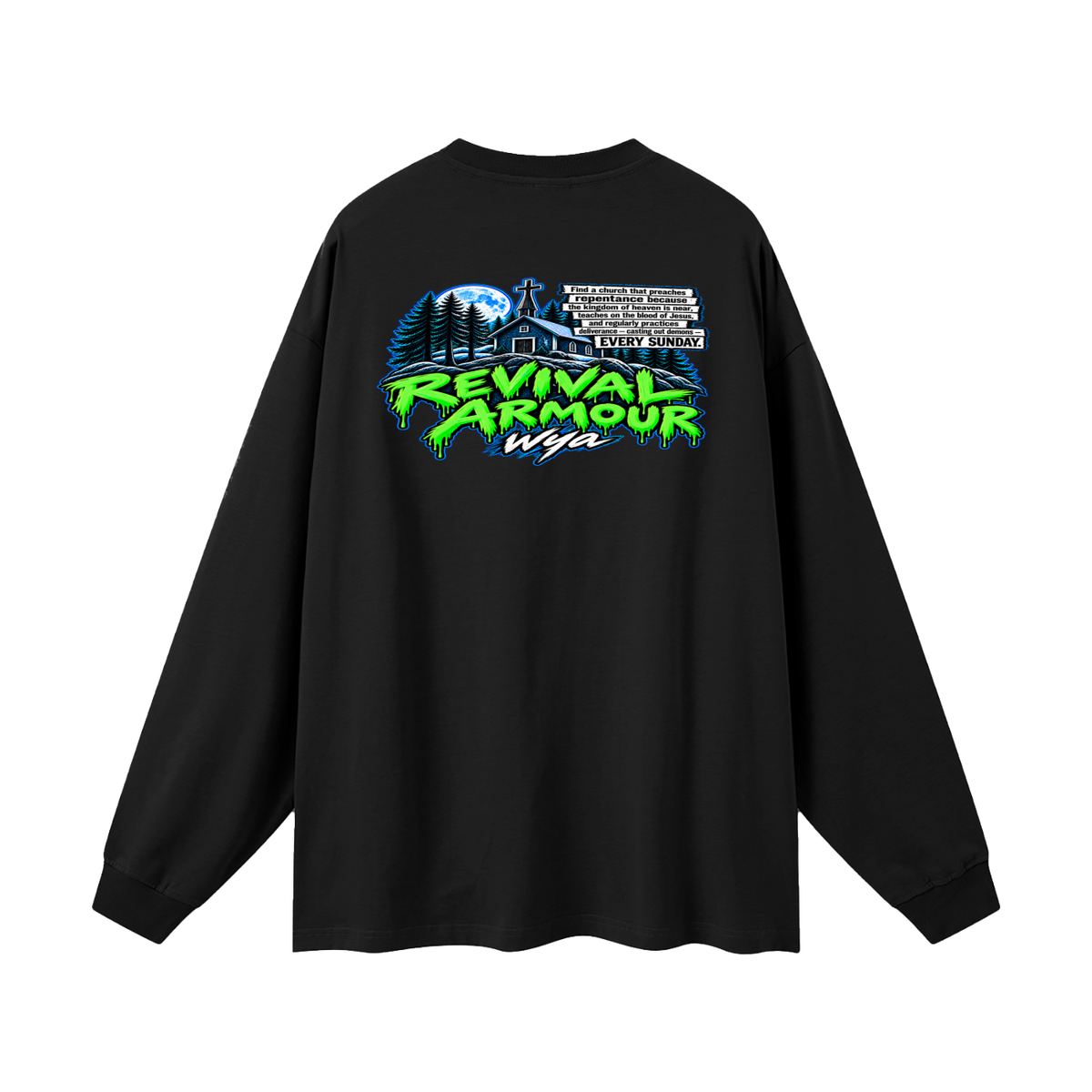 REVIVAL ARMOUR wya Long Sleeve T-Shirt
