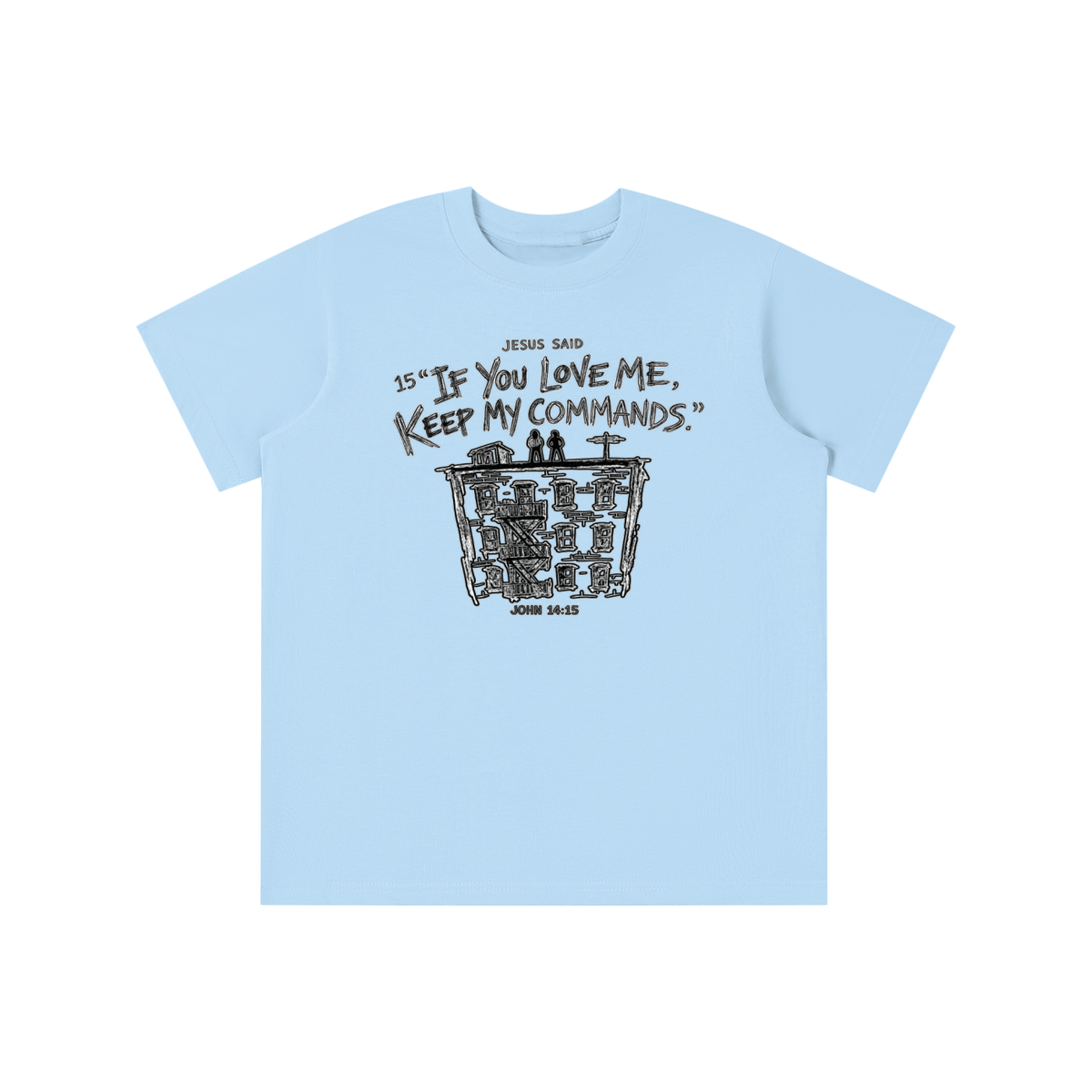 JOHN 14:15 NIV youth T-shirt