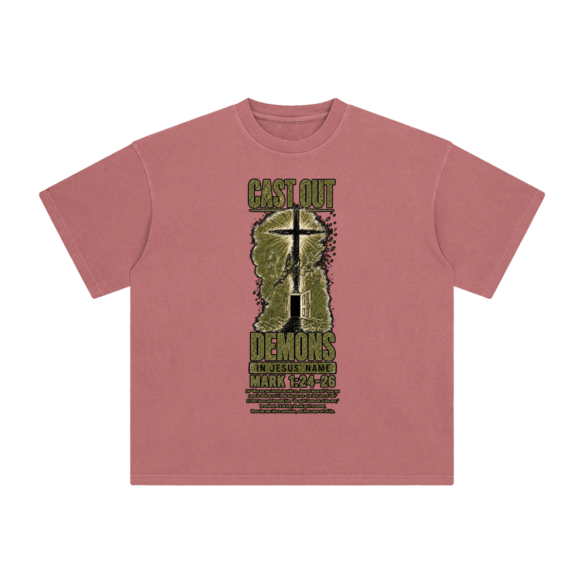 Mark 1:24-26 NLT T-Shirt