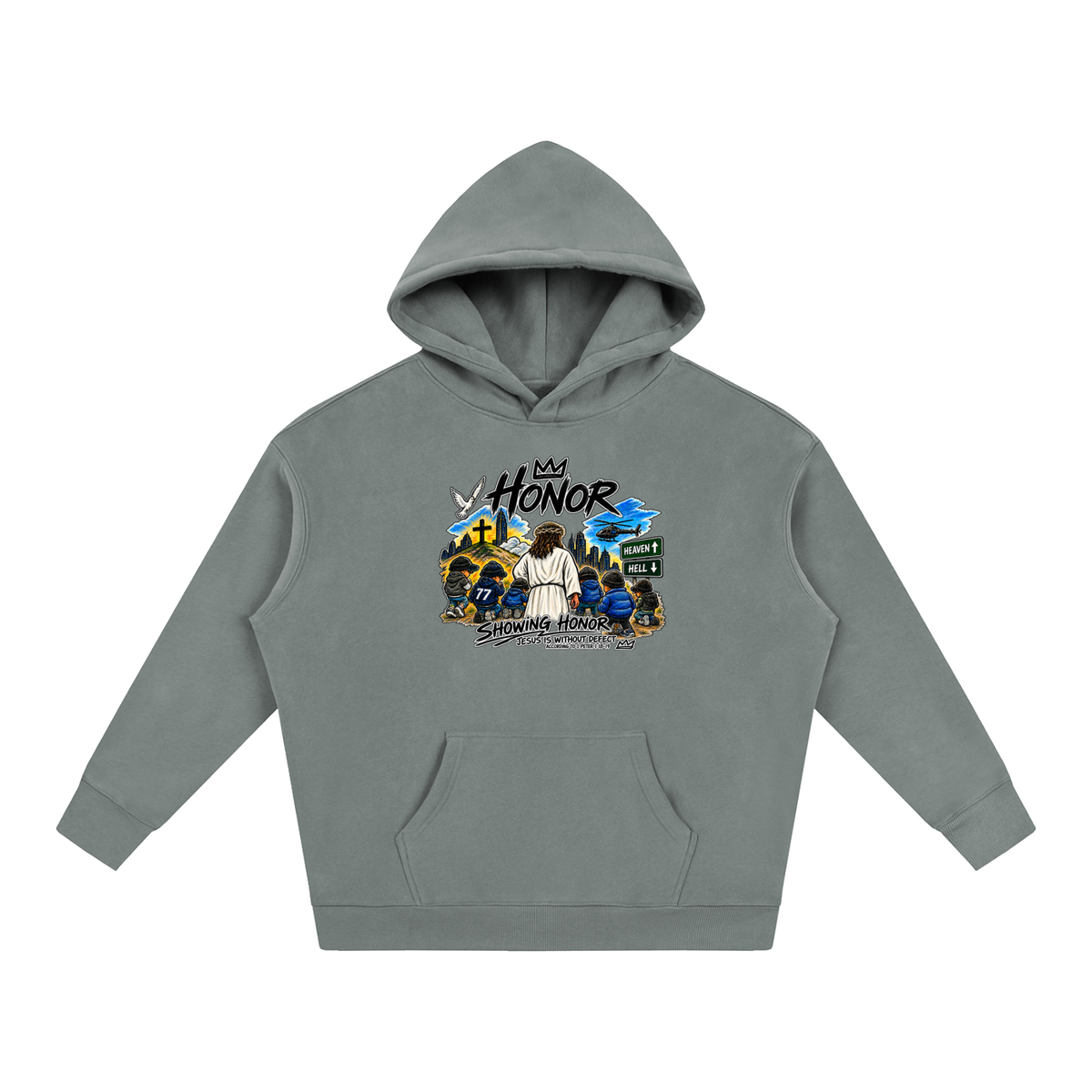 HONOR SHOWING HONOR JESUS IS WITHOUT DEFECT ACCORDING TO 1 PETER 1:18-19 Hoodie