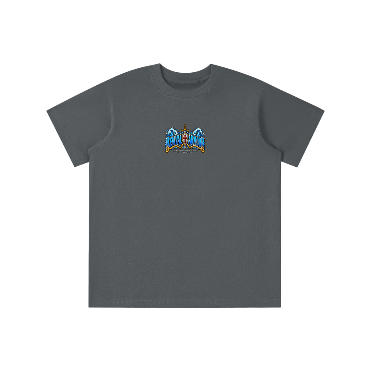 REVIVAL ARMOUR -EQUIPPED FOR A HIGHER PURPOSE- -EPHESIANS 6:10-18- youth T-shirt