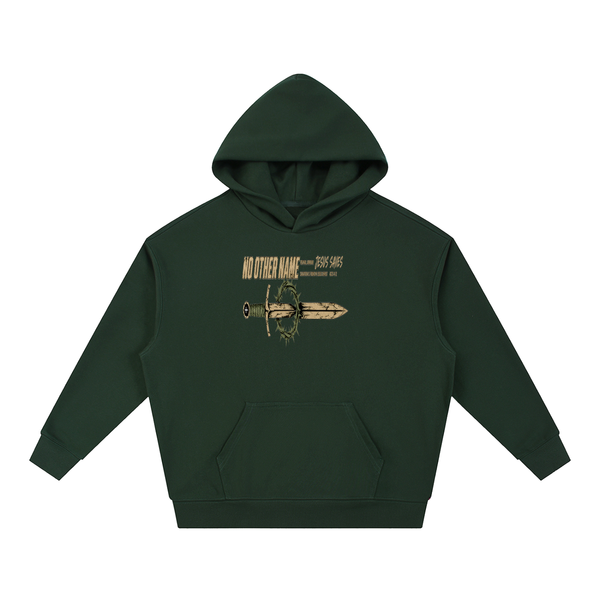 NO OTHER NAME REVIVAL ARMOUR JESUS SAVES SALVATION IS FOUND IN JESUS CHRIST ACTS 4:12 Hoodie