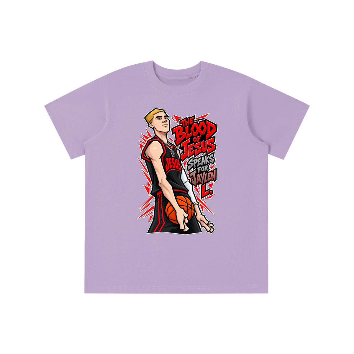 THE BLOOD OF JESUS SPEAKS FOR JAYLEN L. youth T-shirt