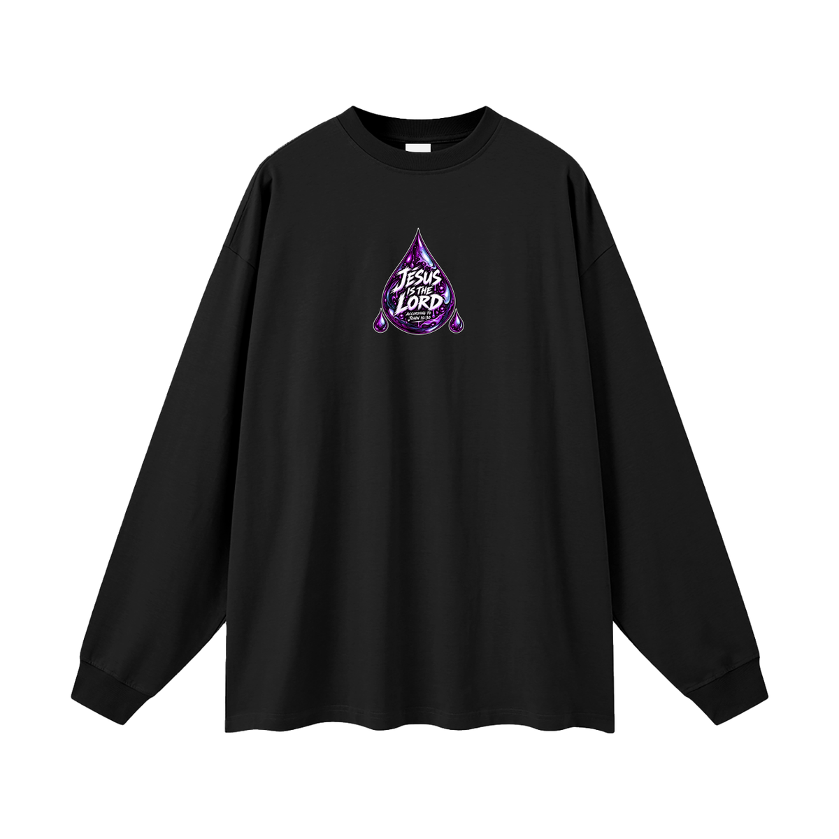 JESUS IS LORD ACCORDING TO JOHN 10:30 THIS HOUSE WiLL SERVE THE LORD THE PERSON WILL "THE HOUSE" WILL SERVE THE LORD NOT THE "BUILDING" Long Sleeve T-Shirt