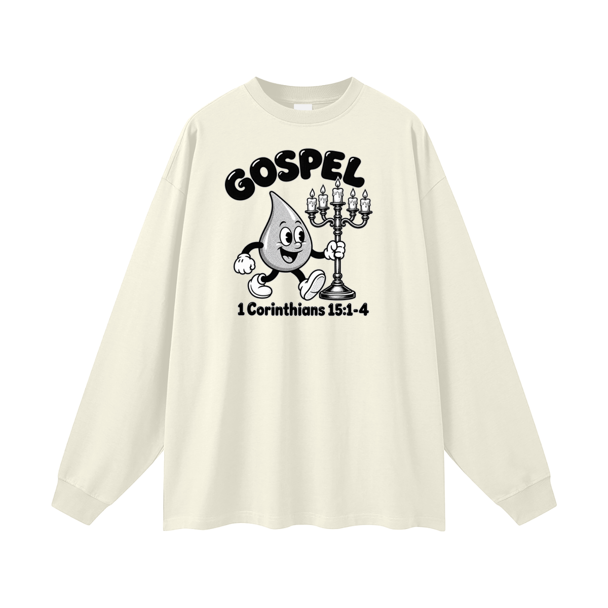 GOSPEL 1 Corinthians 15:1-4 Long Sleeve T-Shirt
