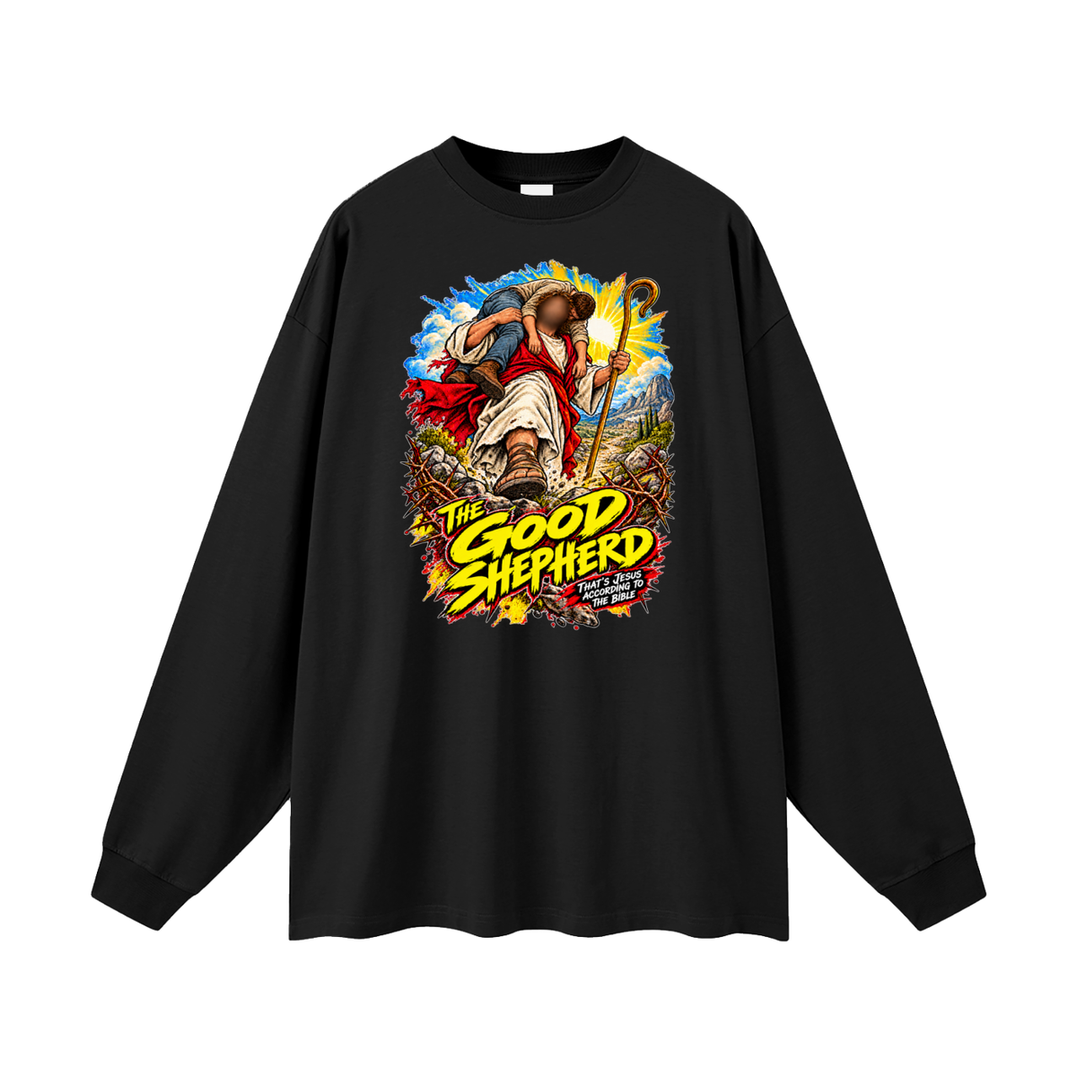 THE GOOD SHEPHERD THAT'S JESUS ACCORDiNG TO THE BiBLE Long Sleeve T-Shirt