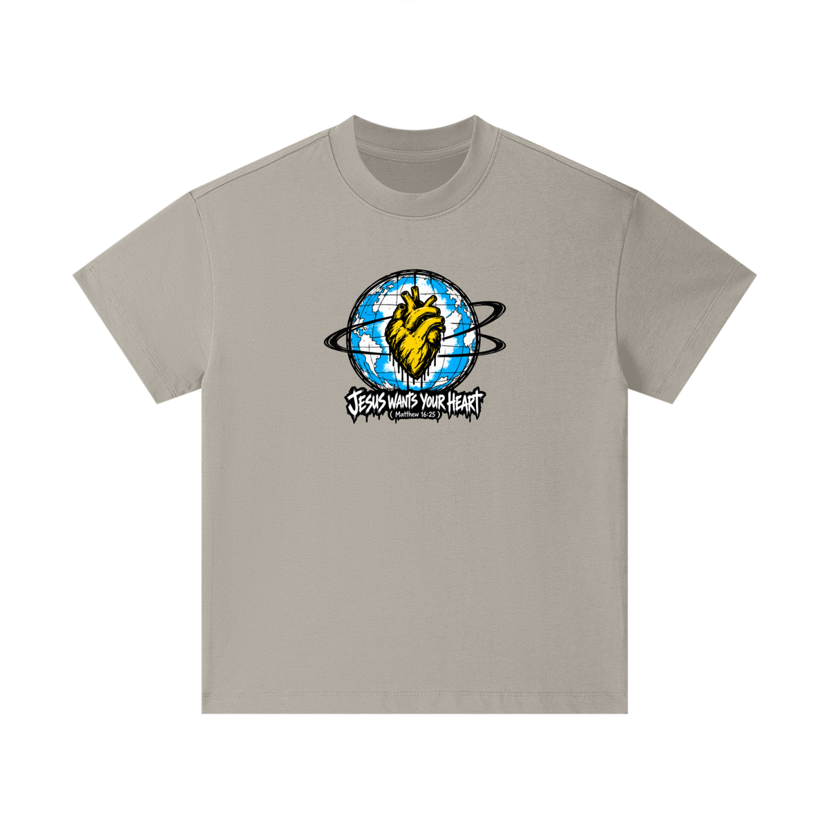 JESUS WANTS YOUR HEART ( MATTHEW 16:25 ) Kids T-Shirt