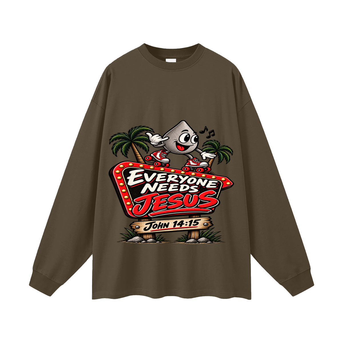 Everybody needs Jesus Long Sleeve T-Shirt