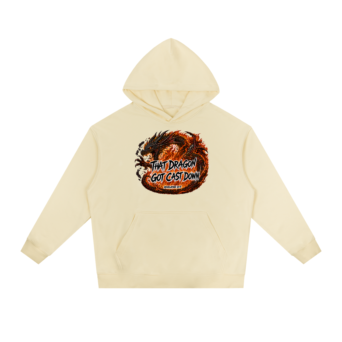 That dragon got cast down Hoodie