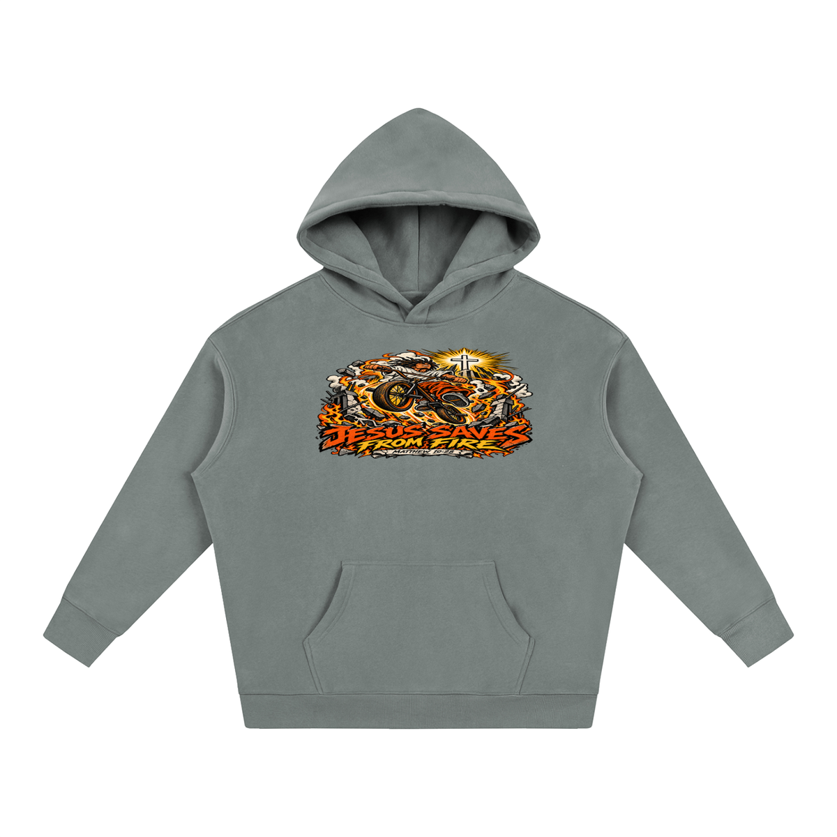 JESUS SAVES FROM FIRE Hoodie