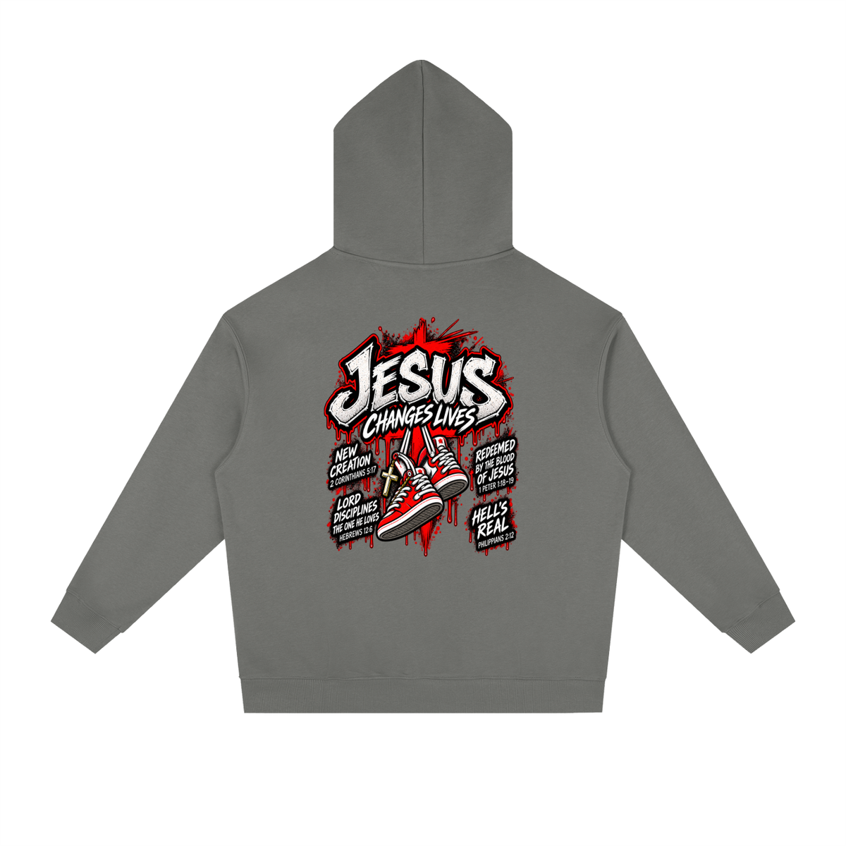 JESUS CHANGES LIVES Hoodie