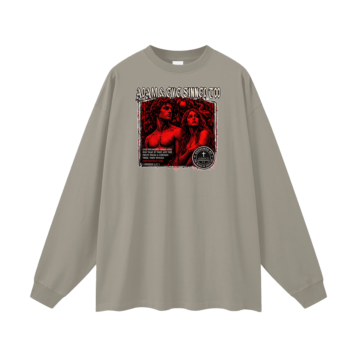 ADAM & EVE SINNED TOO Long Sleeve T-Shirt