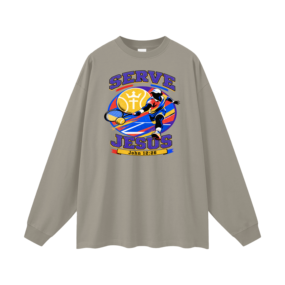 Serve Jesus Long Sleeve T-Shirt