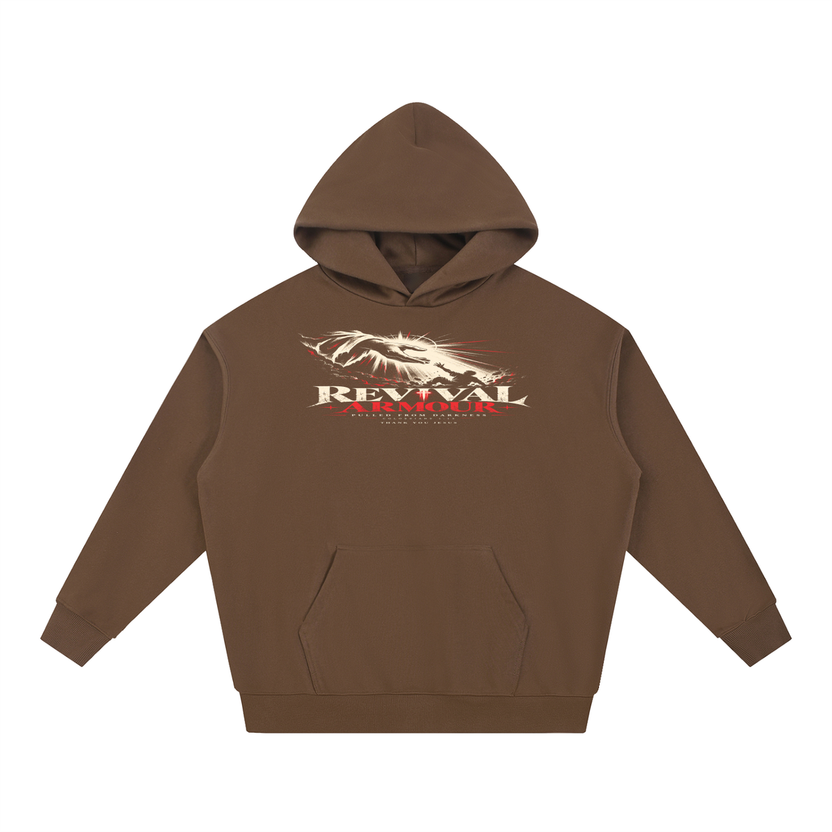 REVIVAL ARMOUR -PULLED FROM DARKNESS- -1 COLOSSIANS 1:13- THANK YOU JESUS  Hoodie