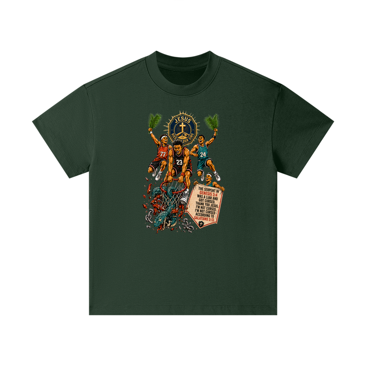 THE SERPENT IN GENESIS 3:4 WAS A LIAR AND GOT CURSED. THANK YOU JESUS. I'M NOT CURSED. I'M NOT CURSED ACCORDING TO GALATIANS 3:13. Kids T-Shirt