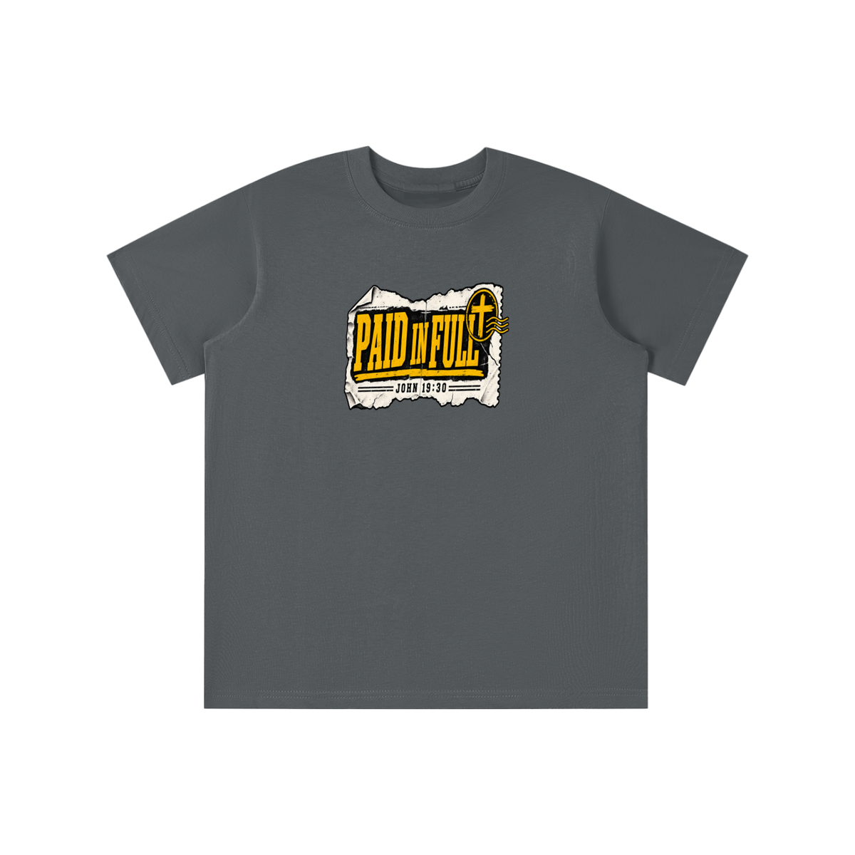 PAID IN FULL - JOHN 19:30 - youth T-shirt