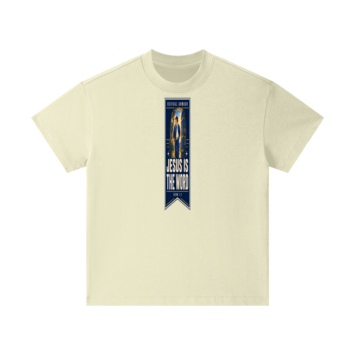 REVIVAL ARMOUR JESUS IS THE WORD _ JOHN 1:1 kids T-Shirt