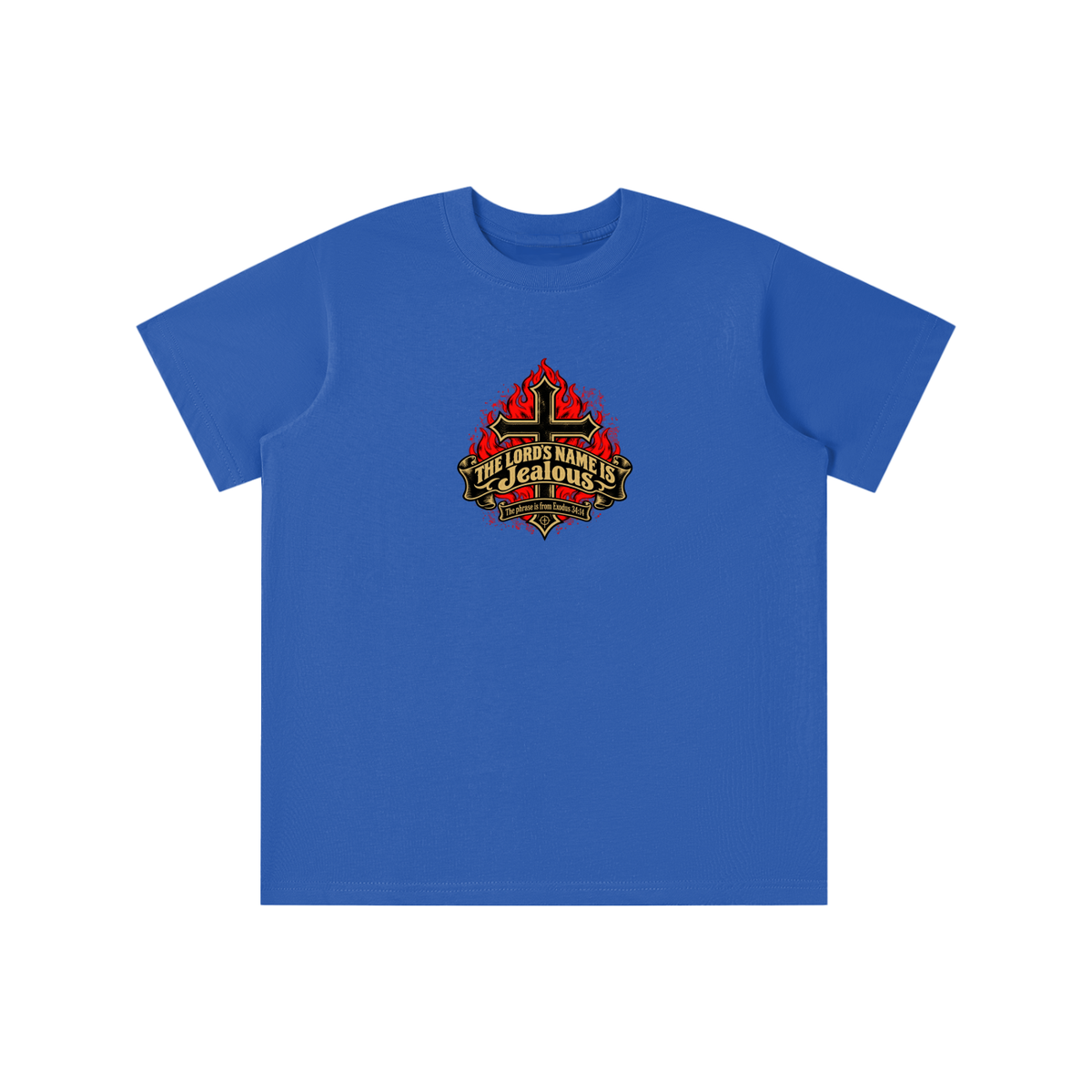 THE LORD'S NAME IS Jealous The phrase is from Exodus 34:14 youth T-shirt
