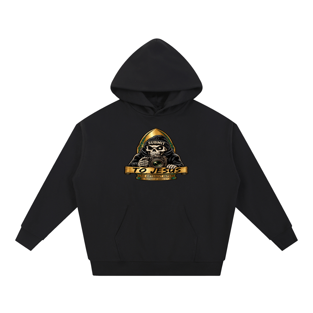 SUBMIT TO JESUS LIVE DIFFERENT REPENT INSPIRED BY JAMES 4:7 Hoodie