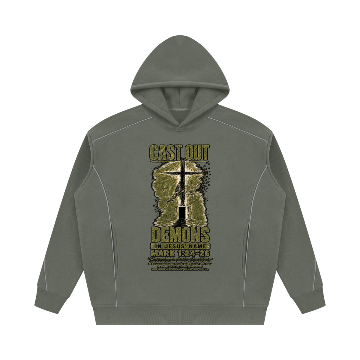 Mark 1:24-26 NLT Hoodie