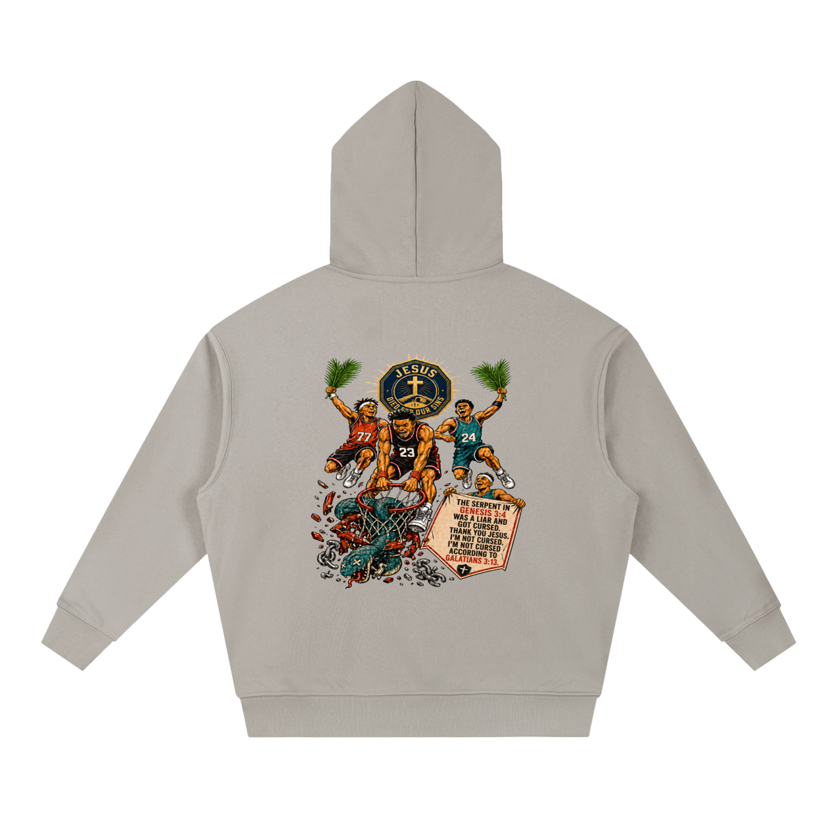 THE SERPENT IN GENESIS 3:4 WAS A LIAR AND GOT CURSED. THANK YOU JESUS. I'M NOT CURSED. I'M NOT CURSED ACCORDING TO GALATIANS 3:13. Hoodie