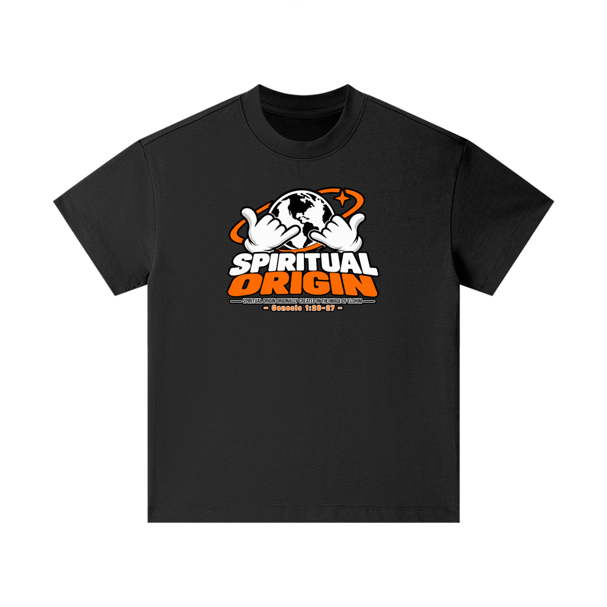 SPIRITUAL ORGIN SPIRITUAL ORGIN ORIGINALLY CREATED IN THE IMAGE OF ELOHIM - GENESIS 1:26-27 - Kids T-Shirt