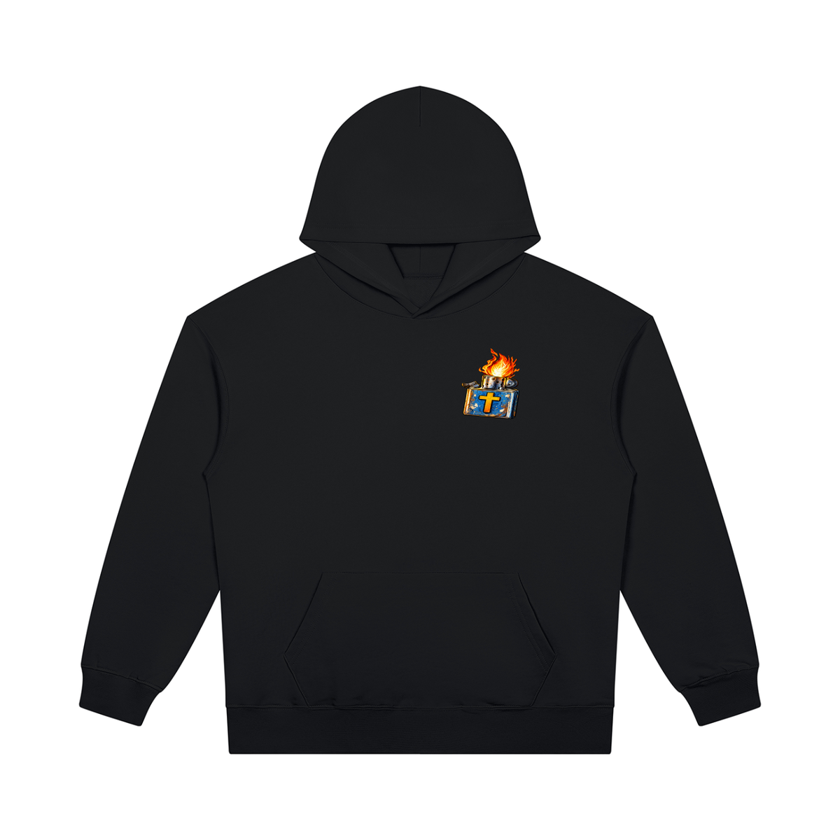 JESUS SAVES FROM IRE THAT GOES OUT AND DOGS DON'T GO TO THE NEW JERUSALEM ACCORDING TO REVELATION 22:15 Hoodie