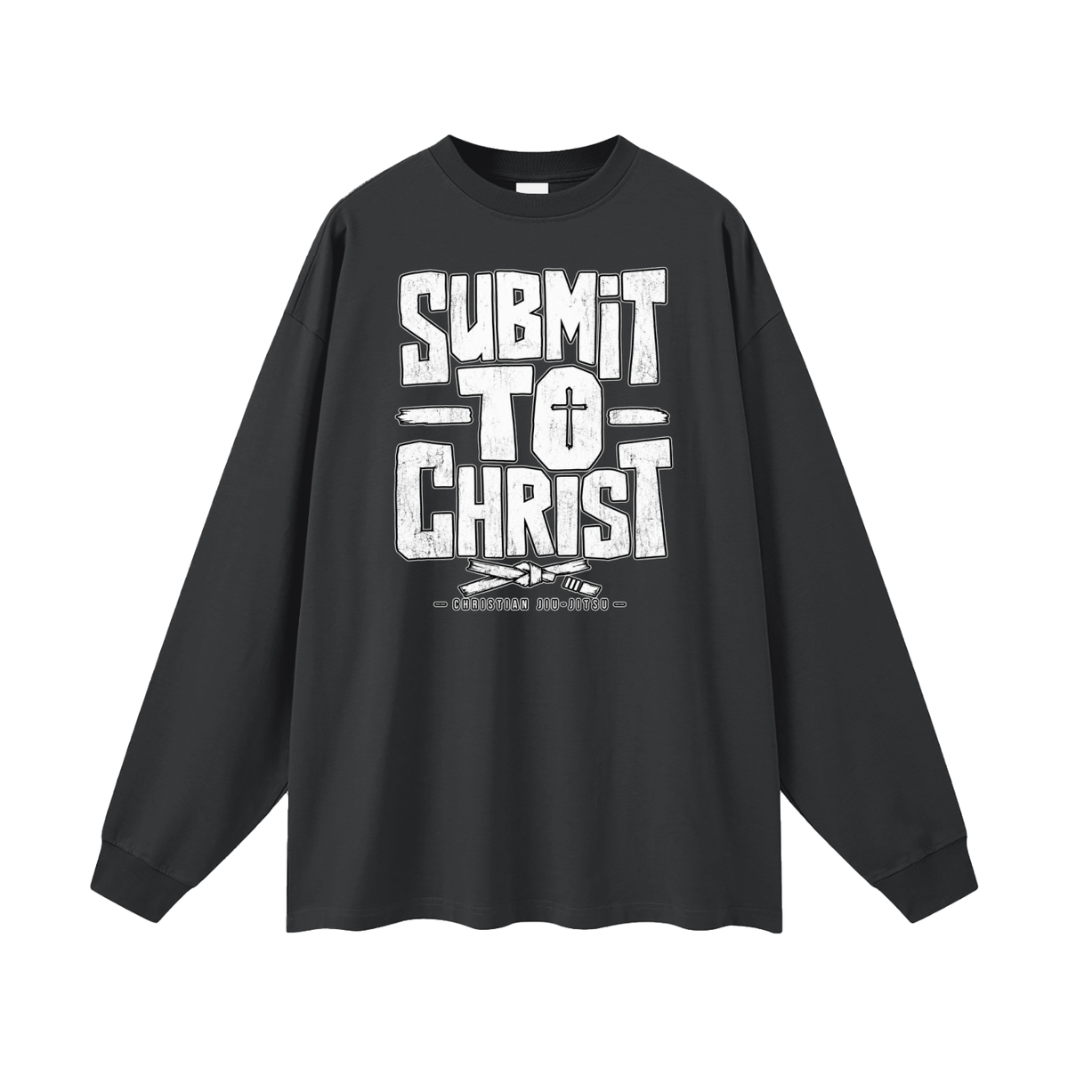 SUBMIT TO CHRIST CHRISTIAN JIU-JITSU Long Sleeve T-Shirt