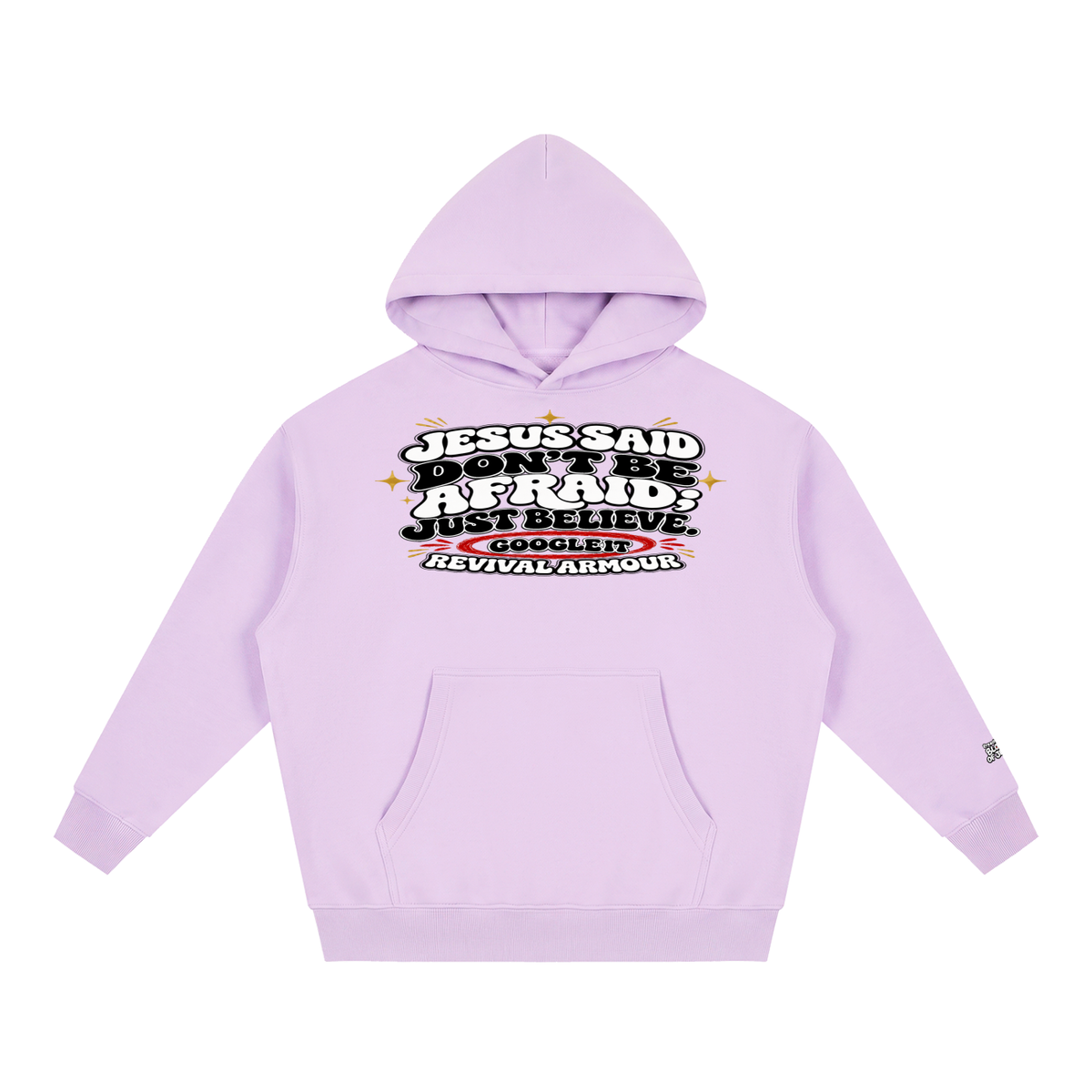 Jesus said "Don't be afraid; just believe." in Mark 5:36 Hoodie