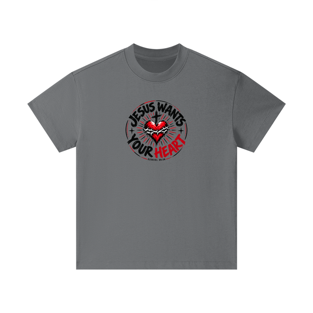 JESUS WANTS YOUR HEART - EZEKIEL 36:26 - Kids T-Shirt