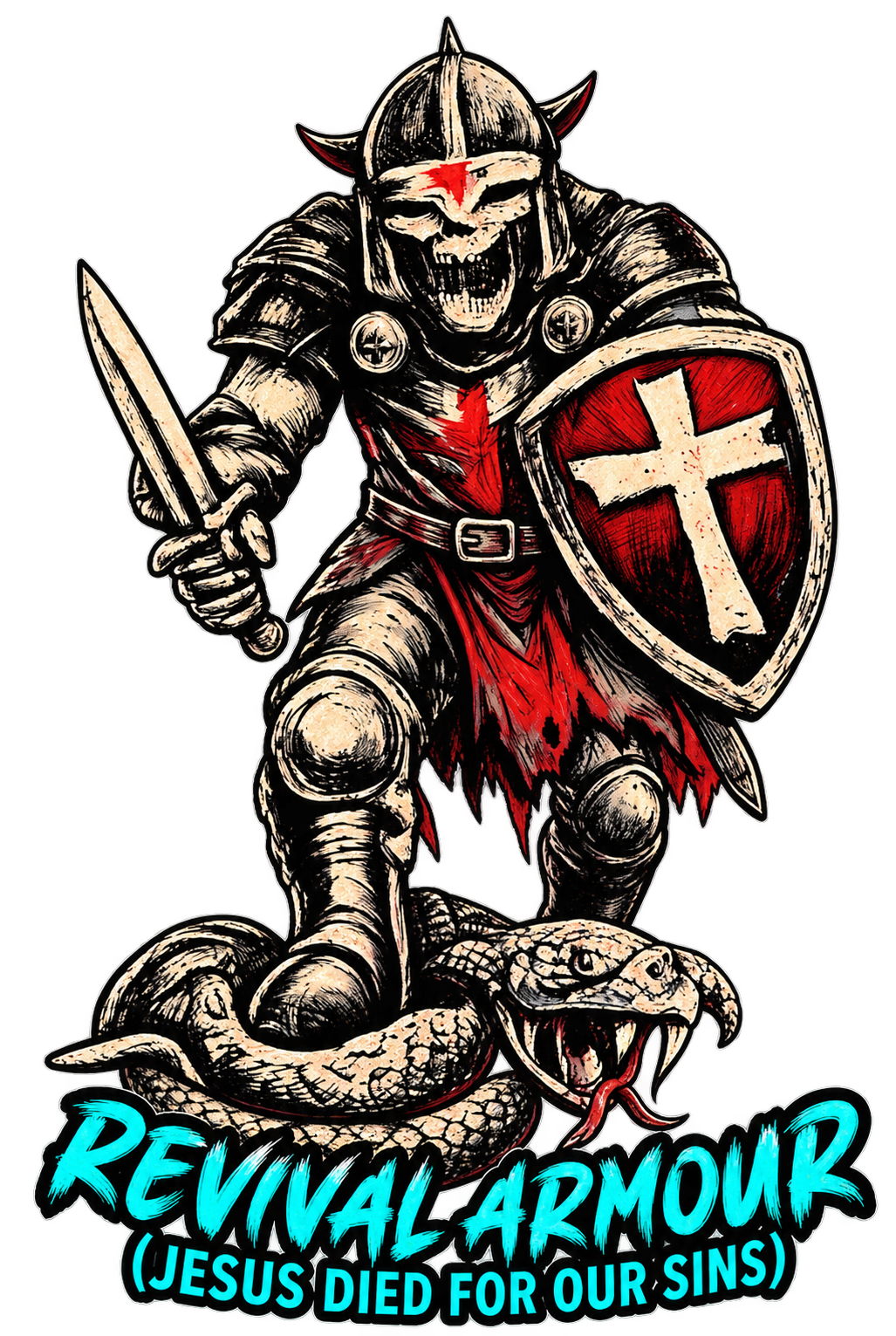 REVIVAL ARMOUR (JESUS DIED FOR OUR SINS) Hoodie