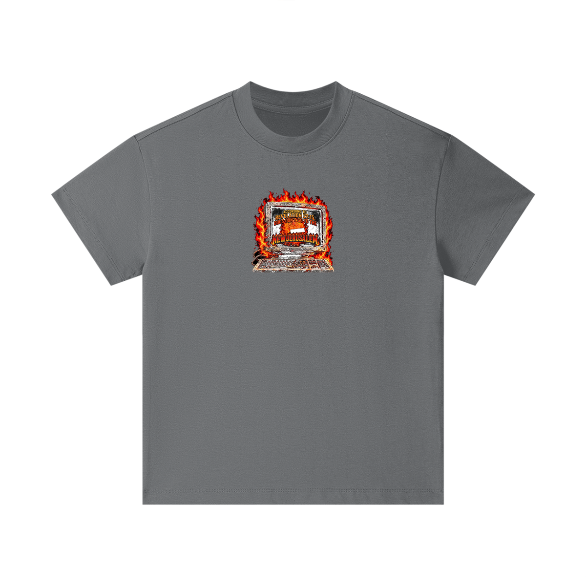ACCORDING TO REVELATION 22:15, DOGS DON'T GO TO THE NEW JERUSALEM Kids T-Shirt