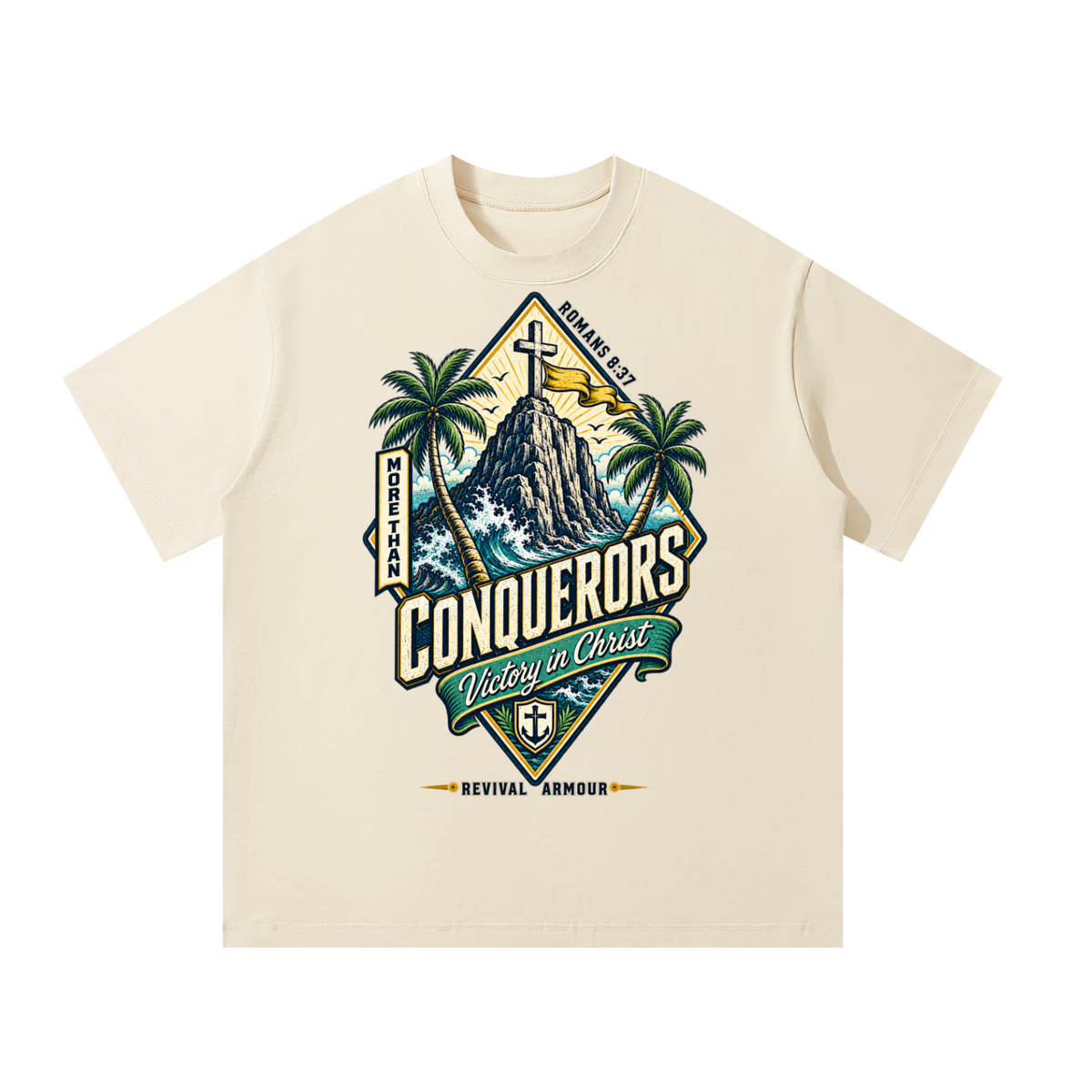 More than conquerors victory in Christ T-Shirt