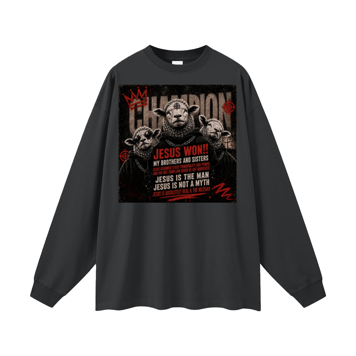 Jesus Won Long Sleeve T-Shirt