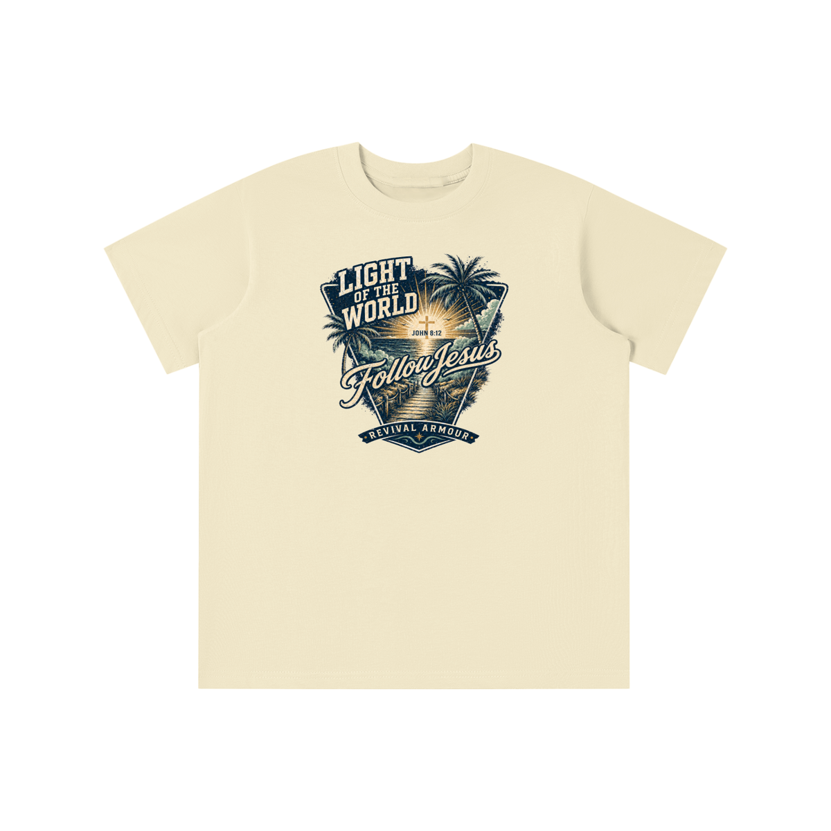 LIGHT OF THE WORLD FOLLOW JESUS REVIVAL ARMOUR youth T-shirt