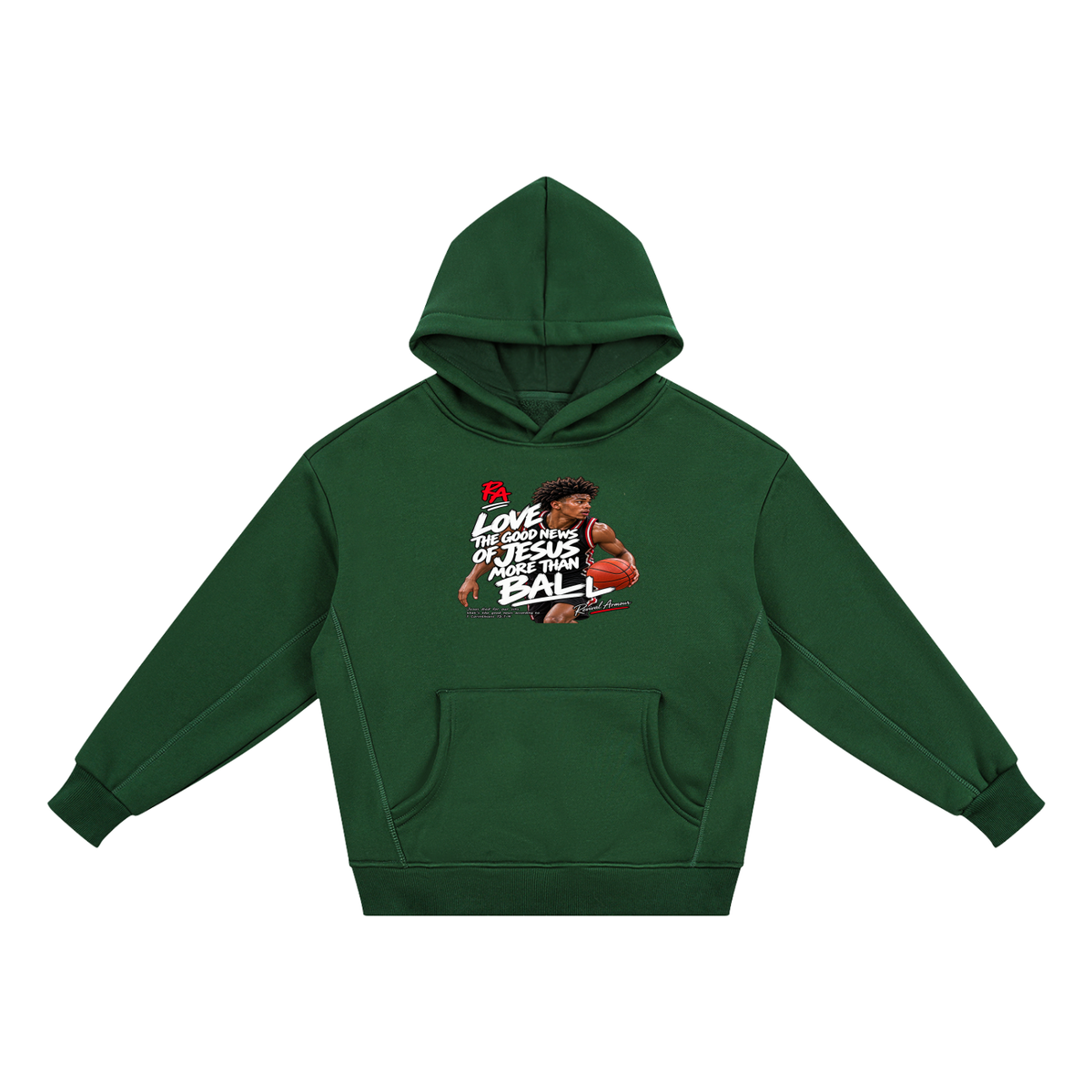 LOVE THE GOOD NEWS OF JESUS MORE THAN BALL youth Hoodie