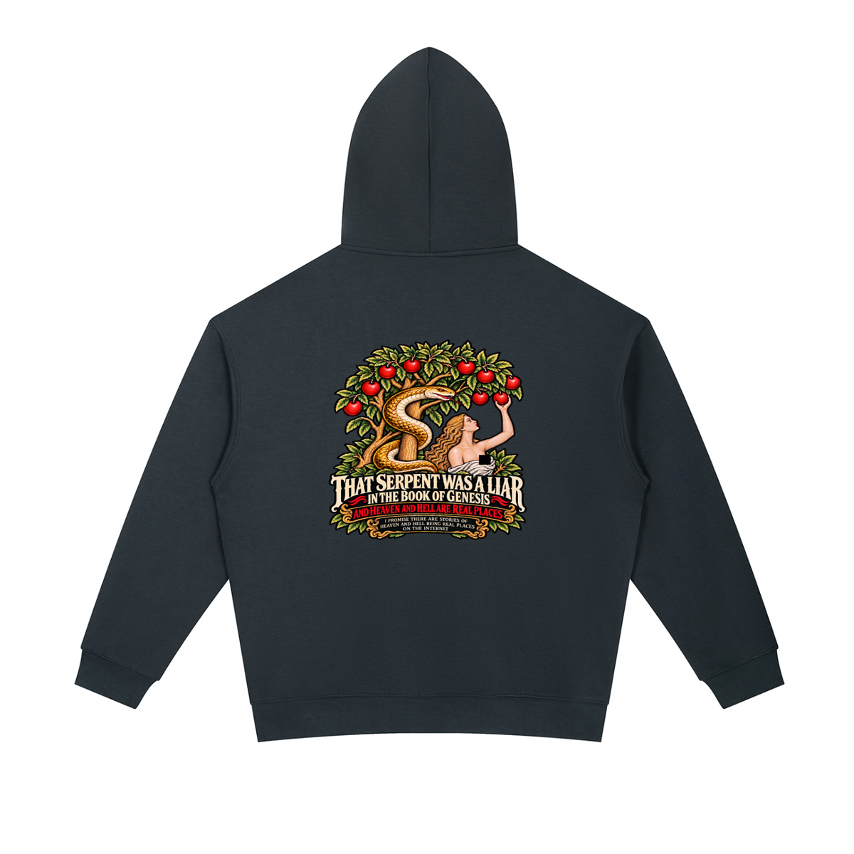 REVIVAL ARMOUR THAT SERENT WAS A LIAR IN THE BOOK OF GENESIS AND HEAVEN AND HELL ARE REAL PLACES I PROMISE THESE ARE STORIES OF HEAVEN AND HELL BEING REAL PLACES ON THE INTERNET Hoodie