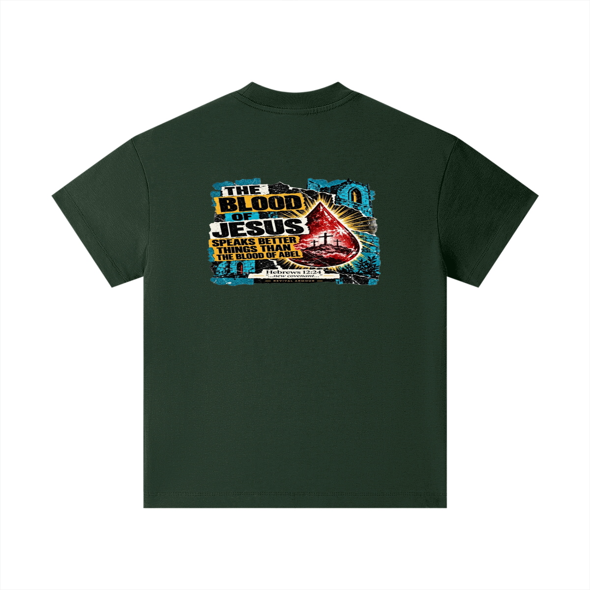 REVIVAL ARMOUR THE BLOOD OF JESUS SPEAKS BETTER THINGS THAN THE BLOOD OF ABEL Kids T-Shirt