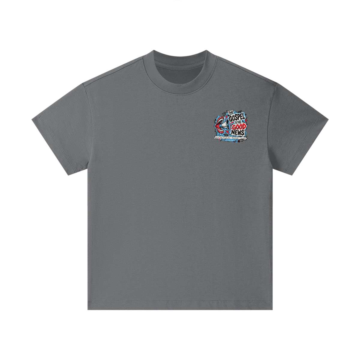 THE GOSPEL IS THE GOOD NEWS CHRIST DIED FOR OUR SINS . WAS BURIED . ROSE AGAIN -- 1 CORINTHIANS 15:1-4 -- Kids T-Shirt