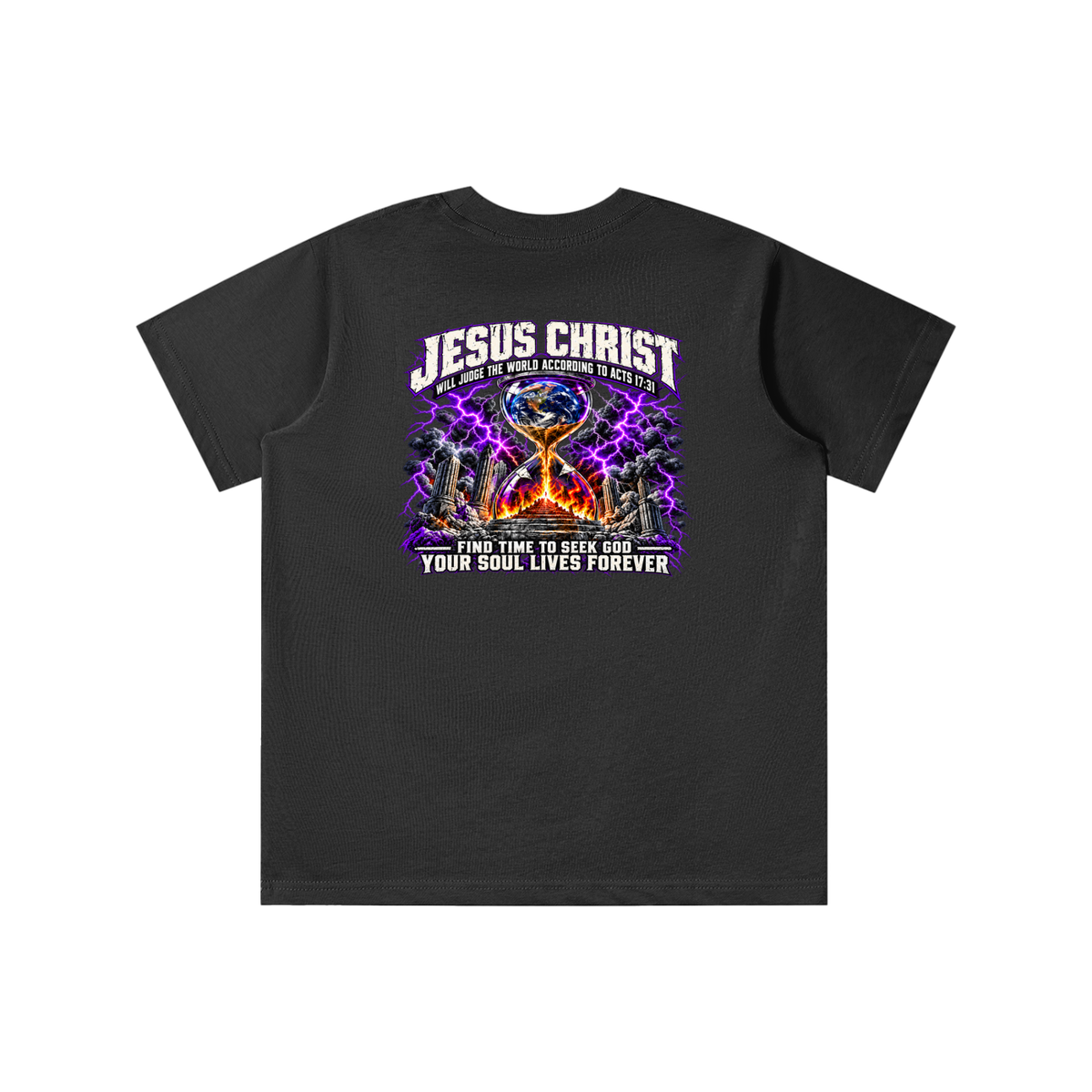 THE STRUGGLE IS REAL BUT SO IS JESUS - INSPIRED BY 1 PETER 5:10 - youth T-shirt